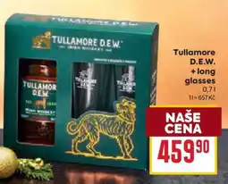 Billa Tullamore D.E.W. + long glasses nabídka