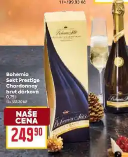 Billa Bohemia Sekt Prestige Chardonnay brut dárková nabídka