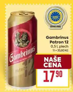 Billa Gambrinus Patron 12 nabídka