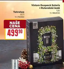 Billa Tatratea nabídka