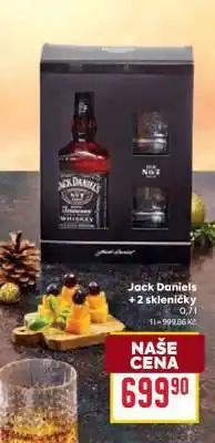 Billa Jack Daniels + 2 skleničky nabídka