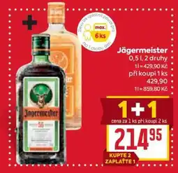 Billa Jägermeister nabídka