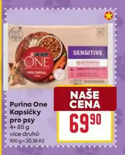 Billa Purina One Kapsičky pro psy nabídka