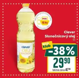 Billa Clever Slunečnicový olej nabídka