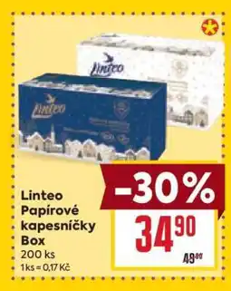 Billa Linteo Papírové kapesníčky Box nabídka