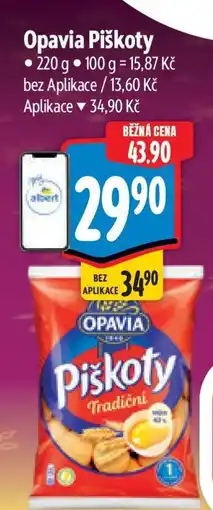Albert OPAVIA PIŠKOTY nabídka