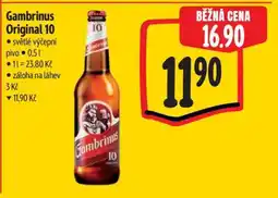 Albert Gambrinus Originál 10 nabídka