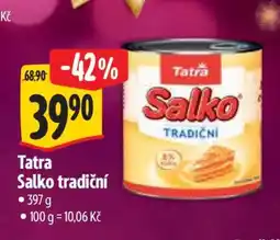 Albert Tatra Salko tradiční nabídka