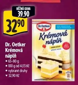 Albert Dr. Oetker Krémová náplň nabídka