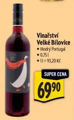 Albert Vinařství Velké Bílovice Modrý Portugal nabídka