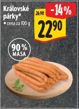 Albert Královské párky nabídka