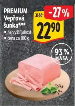 Albert PREMIUM Vepřová šunka nabídka