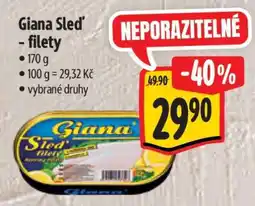 Albert Giana Sledě filety nabídka