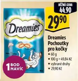 Albert Dreamies pochoutky pro kočky nabídka