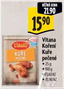 Albert Vitana Koření kuře pečené nabídka