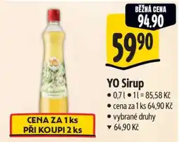 Albert Yo sirup nabídka