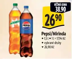 Albert Pepsi, Mirinda nabídka