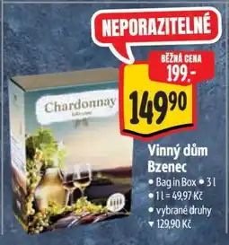 Albert Vinný dům Bzenec Chardonnay nabídka