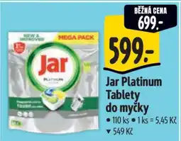 Albert Jar Platinum tablety do myčky nabídka