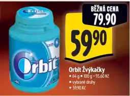 Albert Orbit žvýkačky nabídka