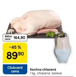 Tesco Kachna chlazená nabídka