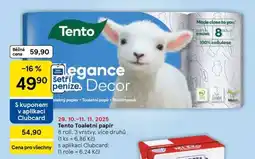 Tesco Tento toaletní papír nabídka