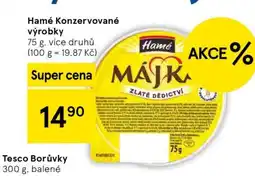 Tesco Hamé Konzervované výrobky nabídka