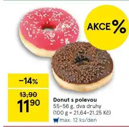 Tesco DONUT S POLEVOU nabídka