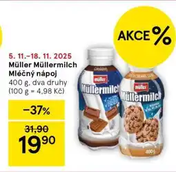 Tesco MÜLLER MÜLLERMILCH Mléčný nápoj nabídka