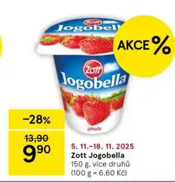 Tesco ZOTT JOGOBELLA nabídka