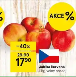 Tesco Jablka červená nabídka