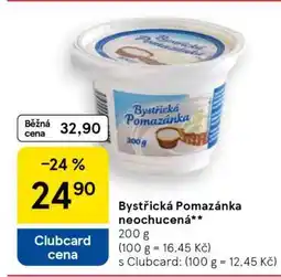 Tesco Bystřická pomazánka neochucená nabídka