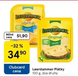 Tesco Leerdammer plátky nabídka