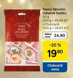 Tesco Tesco Vánoční roksové lízátko nabídka