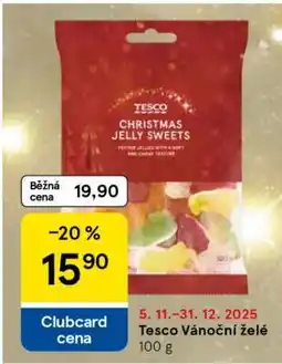 Tesco Tesco Vánoční želé nabídka