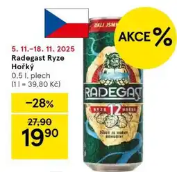 Tesco Radegast Ryze Hořký nabídka