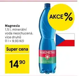 Tesco Magnesia nabídka