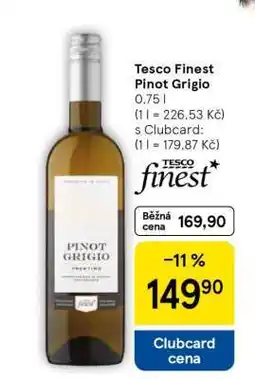 Tesco Tesco Finest Pinot Grigio nabídka