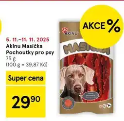 Tesco Akinu Masíčka Pochoutky pro psy nabídka