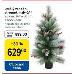 Tesco Umělý vánoční stromeček malý G nabídka