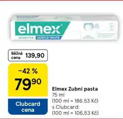 Tesco Elmex zubní pasta nabídka
