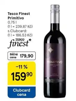 Tesco Tesco Finest Primitivo nabídka