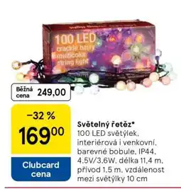 Tesco Světelný řetěz nabídka