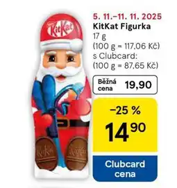Tesco KITKAT Figurka nabídka