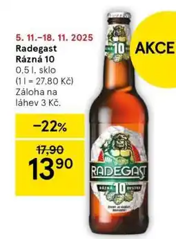 Tesco Radegast Rázná 10 nabídka