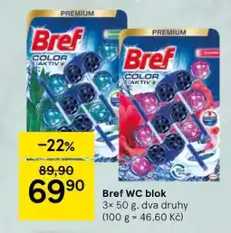 Tesco Bref WC blok nabídka
