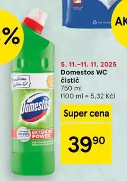 Tesco Domestos WC čistič nabídka