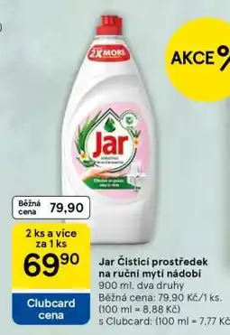 Tesco Jar Čisticí prostředek na ruční mytí nádobí nabídka