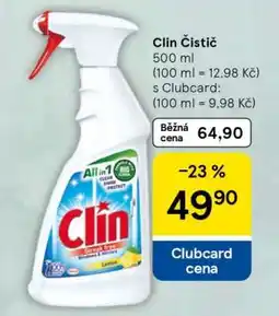 Tesco Clin Čistič nabídka