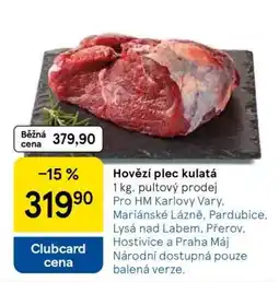 Tesco Hovězí plec kulatá nabídka